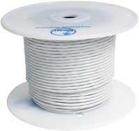Aviation cable shielded 3 conductors AWG22 white (100m Roll)