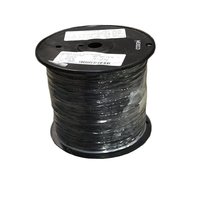 Aviation cable TEFZEL AWG22 black (500m roll)