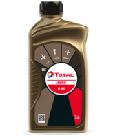 Total Oil aero D 80 (legiert) - Karton 12x 1 Liter Flasche